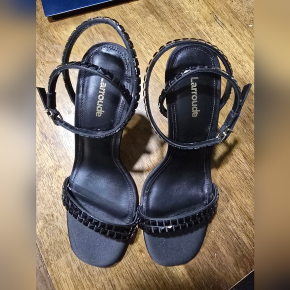 Larroude Black Women's Sandals - Picture 3 of 3